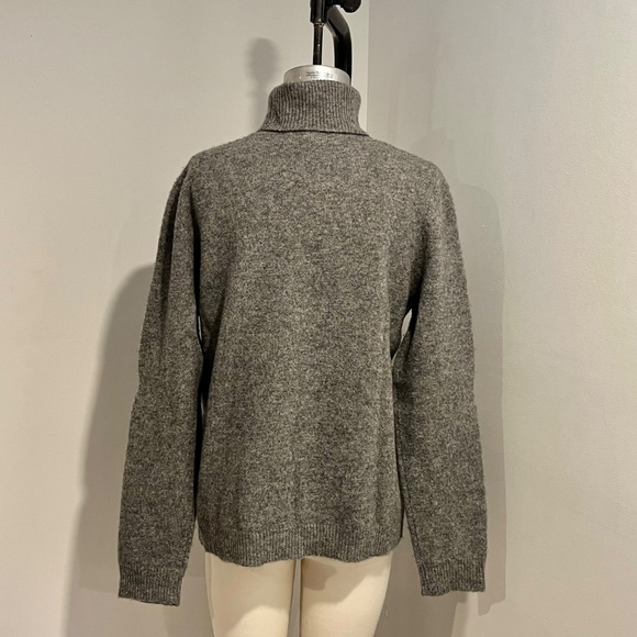 Lauren Ralph Lauren Lambswool Turtleneck Sweater Winter Scene LARGE Vintage - Picture 6 of 9